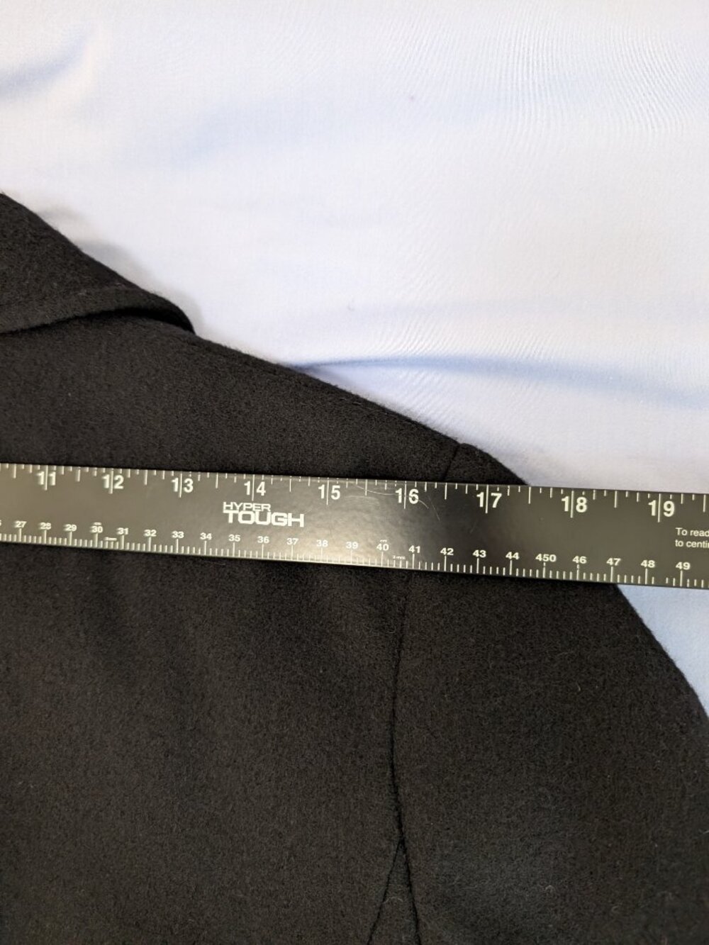Charles Klein Women's Black Wool Cropped Fitted Jacket Blazer Size 8 Classic - Picture 9 of 9
